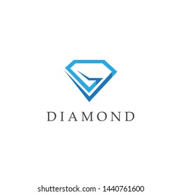 Diamond logo vector template illustration icon