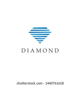 Diamond logo vector template illustration icon