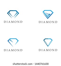 Diamond logo vector template illustration icon