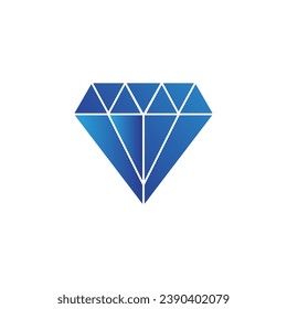 Diamond logo vector template symbol design