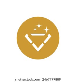 Diamond logo vector template and symbol