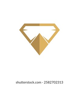 Diamond logo vector template and symbol