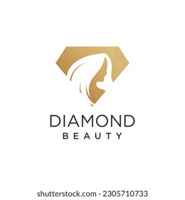Diamond logo vector with unique style