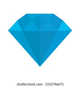 diamond low poly icon isolated