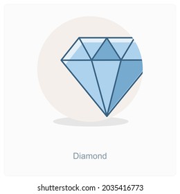Diamond or Luxury Icon Concept