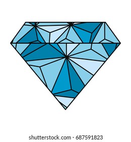Diamond luxury isolated