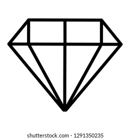 diamond luxury isolated icon