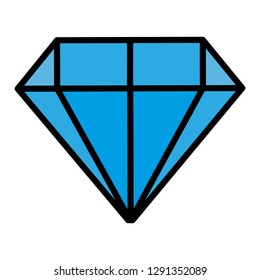 diamond luxury isolated icon