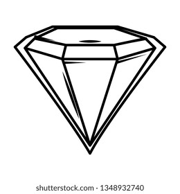 diamond luxury isolated icon