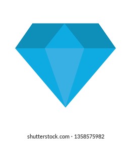Diamond luxury stone isolated