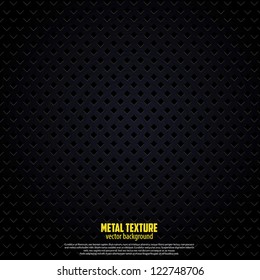 Diamond metal background. Vector