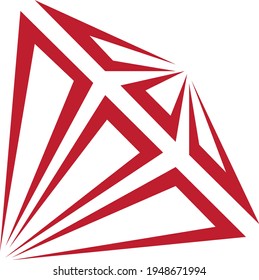diamond modern vector logo design