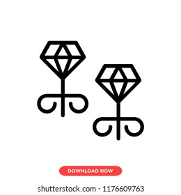 Diamond modern vector style