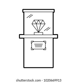 Diamond in museum icon