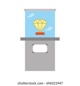 Diamond in museum icon
