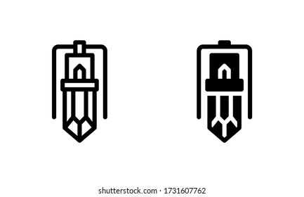 Diamond Necklace Craft Handmade, Handcraft Icon, Logo, Vector