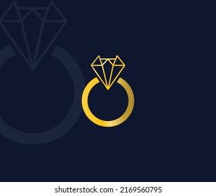 Diamond O Letter Golden Design Illustration Stock Vector (Royalty Free ...