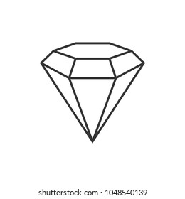 Diamond outline icon