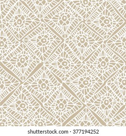 diamond pattern in black and white, mesh, seamless vector background.