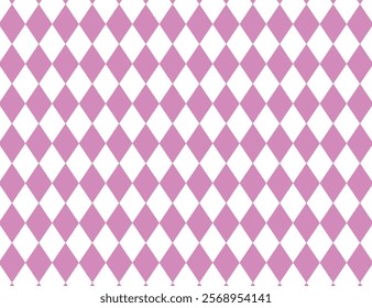 Diamond pattern illustration - Pink version