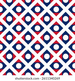 diamond pattern of laos flag. geometric background for decoration. vector illustration