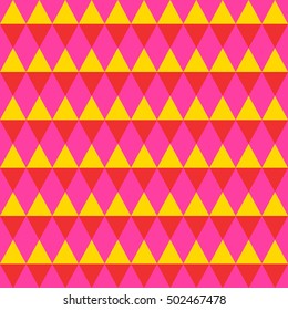 Diamond pattern on the pink background made in minimalistic design vector image
