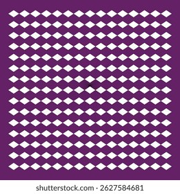 Diamond Pattern Repeating Design in Purple and White Colors