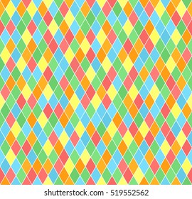 Diamond pattern. Seamless vector