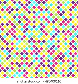 Diamond pattern. Seamless vector background