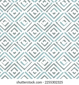 Diamond Pattern stripe seamless turquoise colors design for fabric, textile, fashion design, pillow case, gift wrapping paper; wallpaper etc. Chevron stripe abstract background vector.