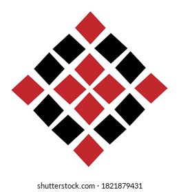 Diamond pattern vector design illustration