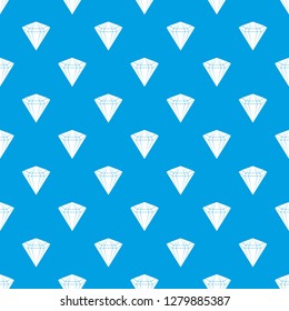 Diamond pattern vector seamless blue repeat for any use