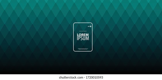 Diseño/Tapa de degradado de color/patrón de diamante. Fondo del concepto de diseño creativo mínimo