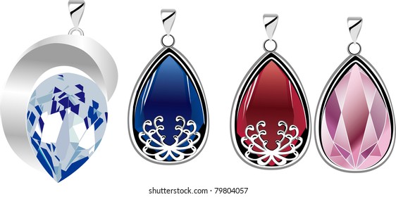 Diamond pendants