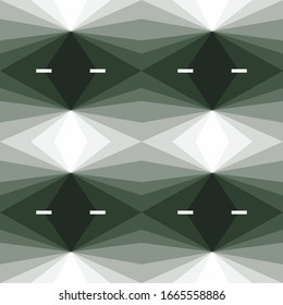 Diamond perspective shaded geometric pattern