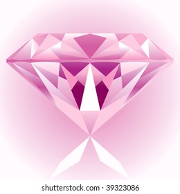 Diamond Pink Drawing