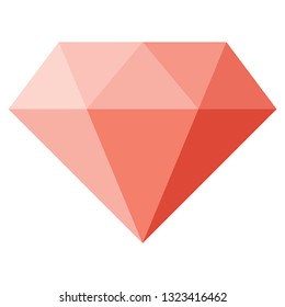 Diamond Pink Rose Logo - Vector