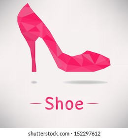 Diamond pink shoe