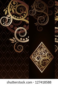 Diamond poker playing card, vector illustration