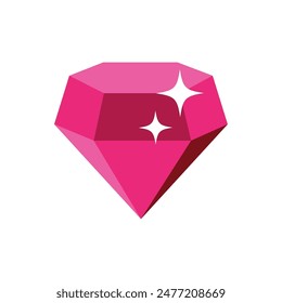 Diamant Edelstein Spiel isoliert