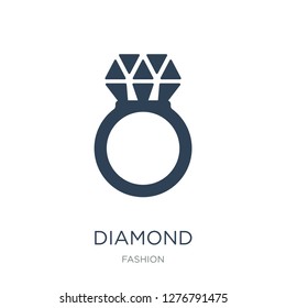 diamond precious stone icon vector on white background, diamond precious stone trendy filled icons from Fashion collection, diamond precious stone vector illustration