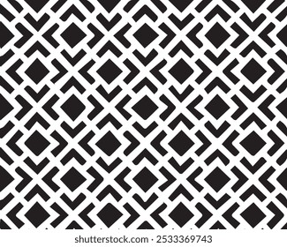 Diamond repeating Geometric pattern reusable stencil