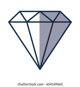 diamond rich isolated icon