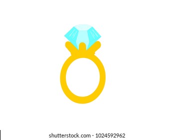 Diamond Ring Cartoon Vector Image Stock Vector (Royalty Free ...