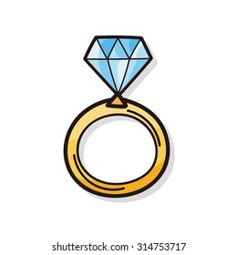 diamond ring doodle