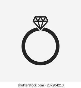 diamond ring icon