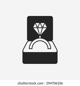 diamond ring icon