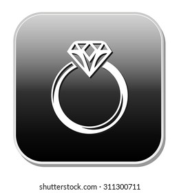 diamond ring  icon