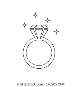 17,929 Diamond ring outline Images, Stock Photos & Vectors | Shutterstock