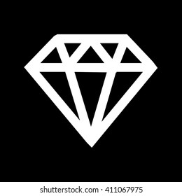 Diamond ring icon Illustration design